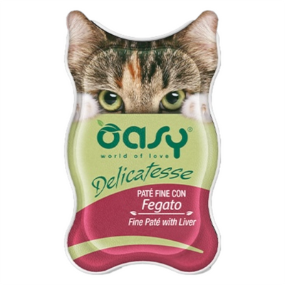 OASY Gatto Delicatesse Patè con Fegato 85gr