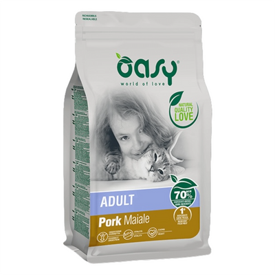 OASY Cat Adult Maiale 1,5Kg