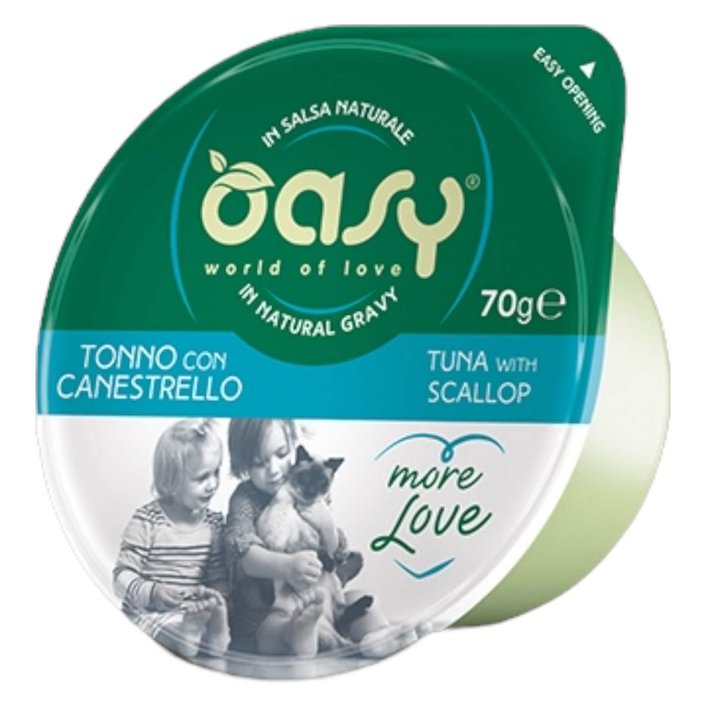 OASY Cat Cup Tonno con Canestrello 24x70Gr
