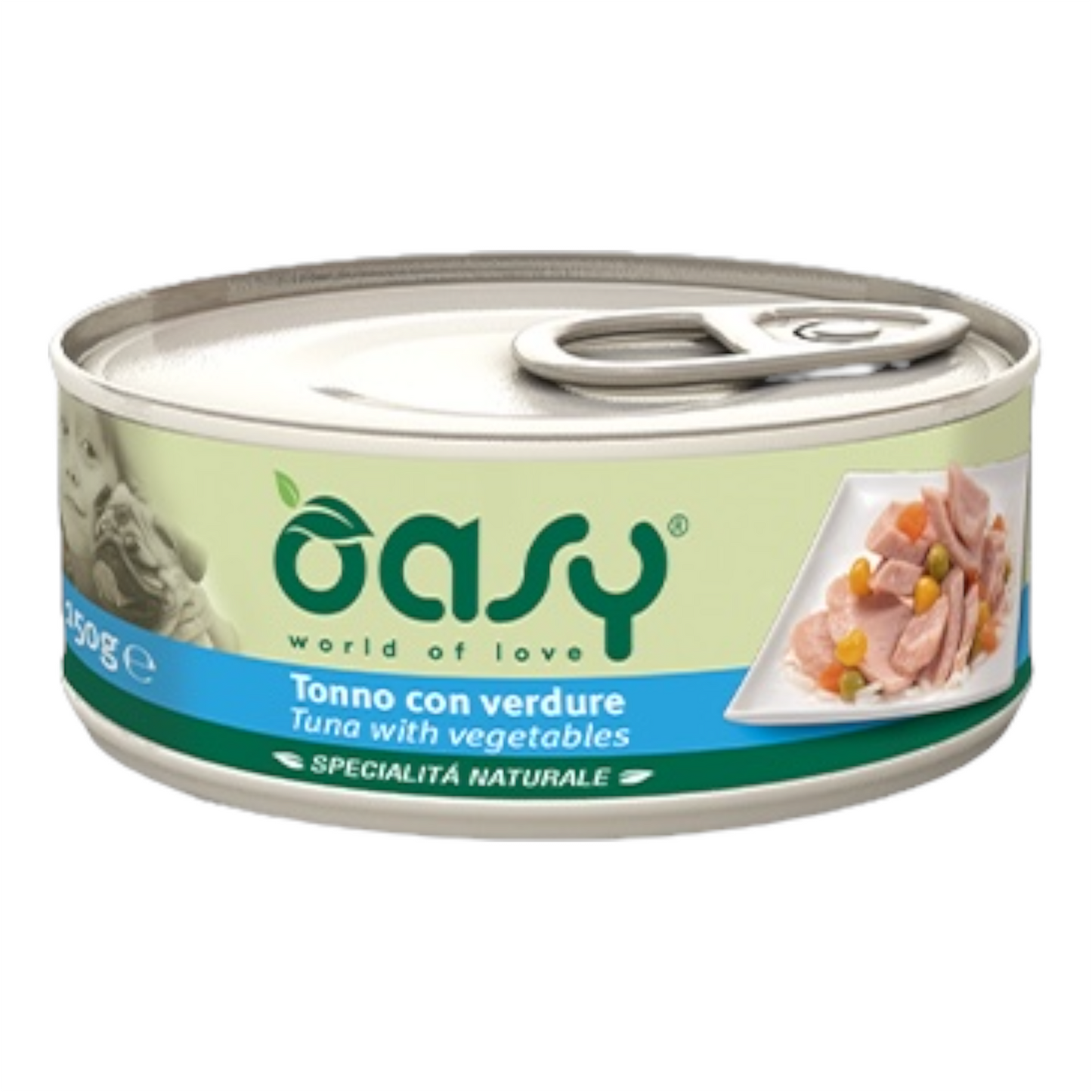 OASY Cane Tonno con Verdure al Naturale 24x150gr