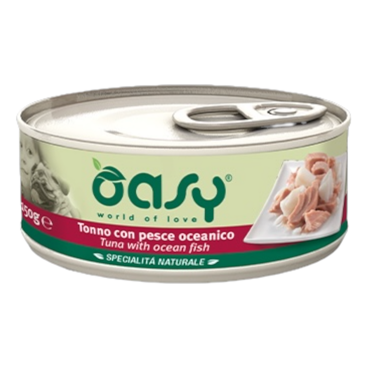 OASY Cane Tonno con Pesce Oceanico al Naturale 24x150gr
