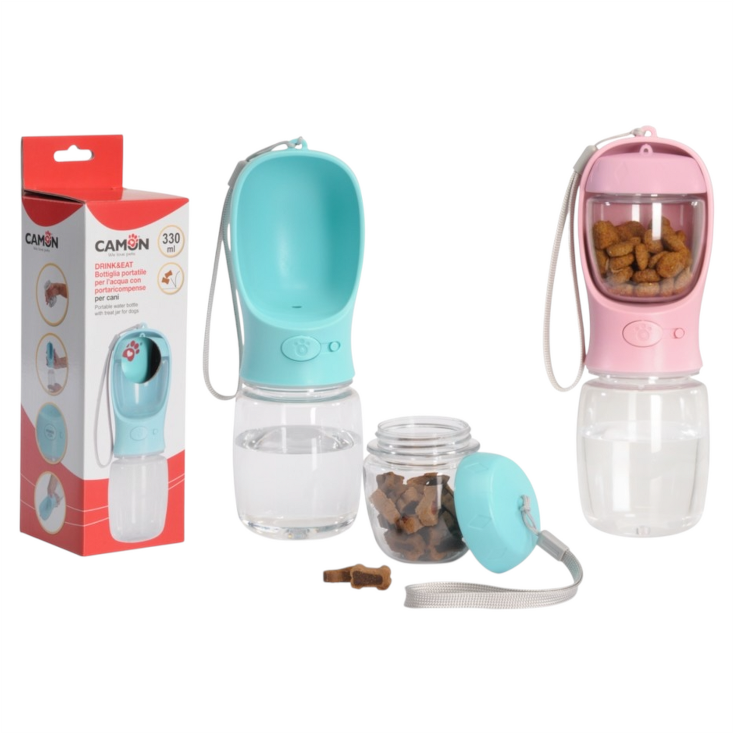 CAMON Drink&Eat Bottiglia Portatile 330ml