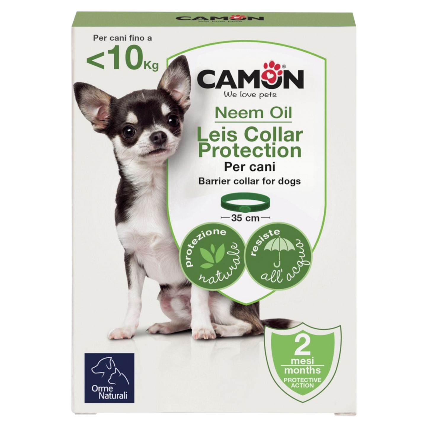 CAMON Collare Barriera all'Olio di Neem fino a 10 Kg