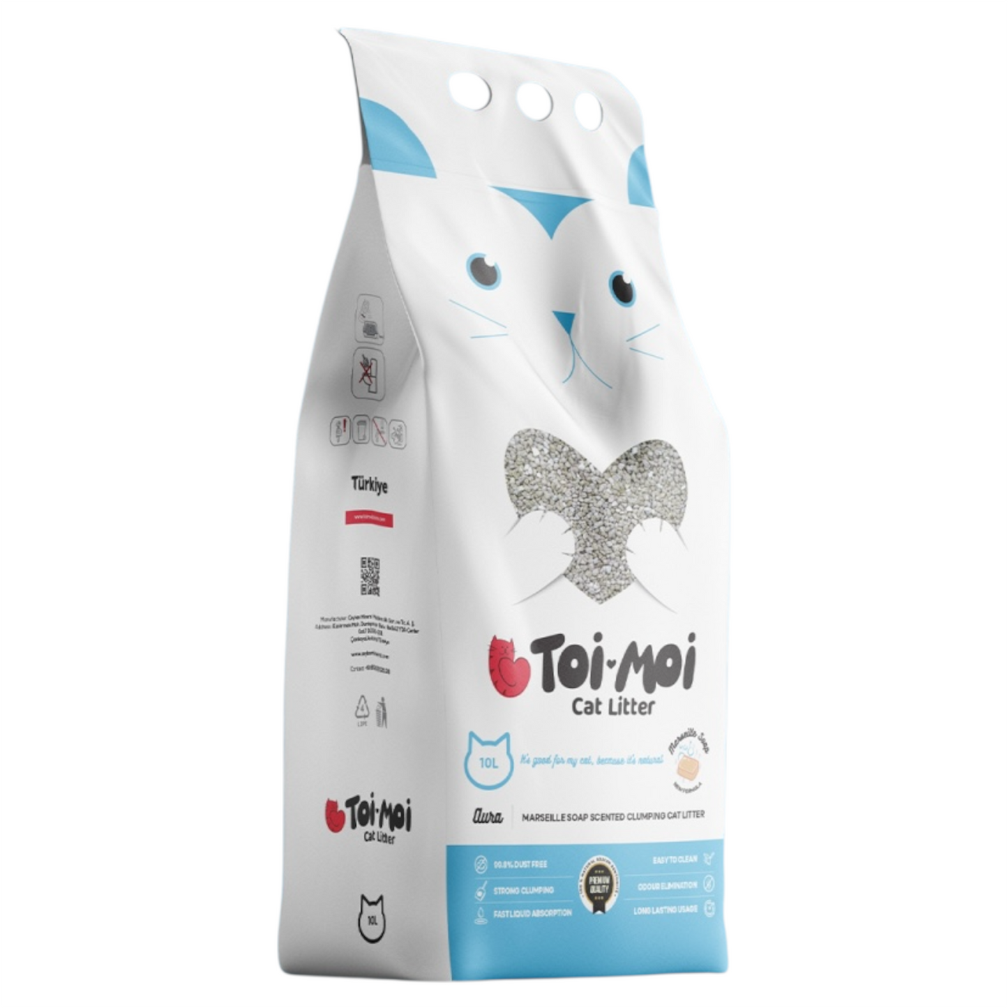 TOI-MOI Lettiera Bentonite Agglomerante Marsiglia 10Kg