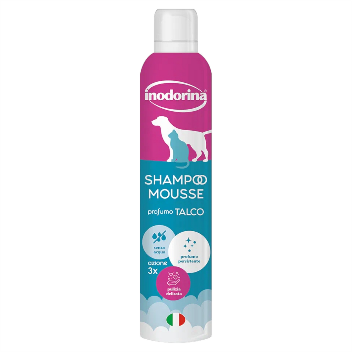 INODORINA Shampoo Mousse Talco 300ml