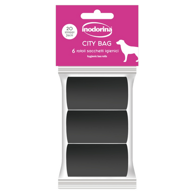 INODORINA Sacchetti Igienici Neri 6pz x 20