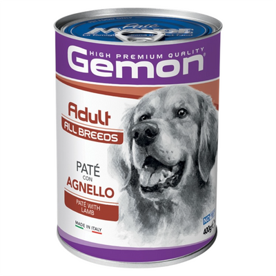 GEMON Cane All Breeds Adult Paté con Agnello 400gr