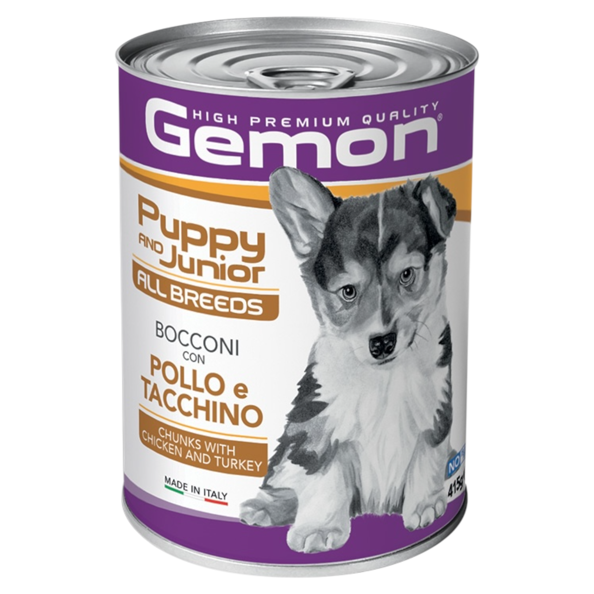 GEMON Cane All Breeds Puppy Bocconi con Pollo e Riso 400gr