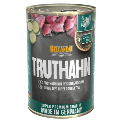 BELCANDO Cane Tacchino con Riso e Zucchine 400gr