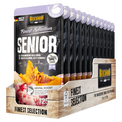 BELCANDO Cane Senior Menù di Carne 125gr (Pack 12pz)