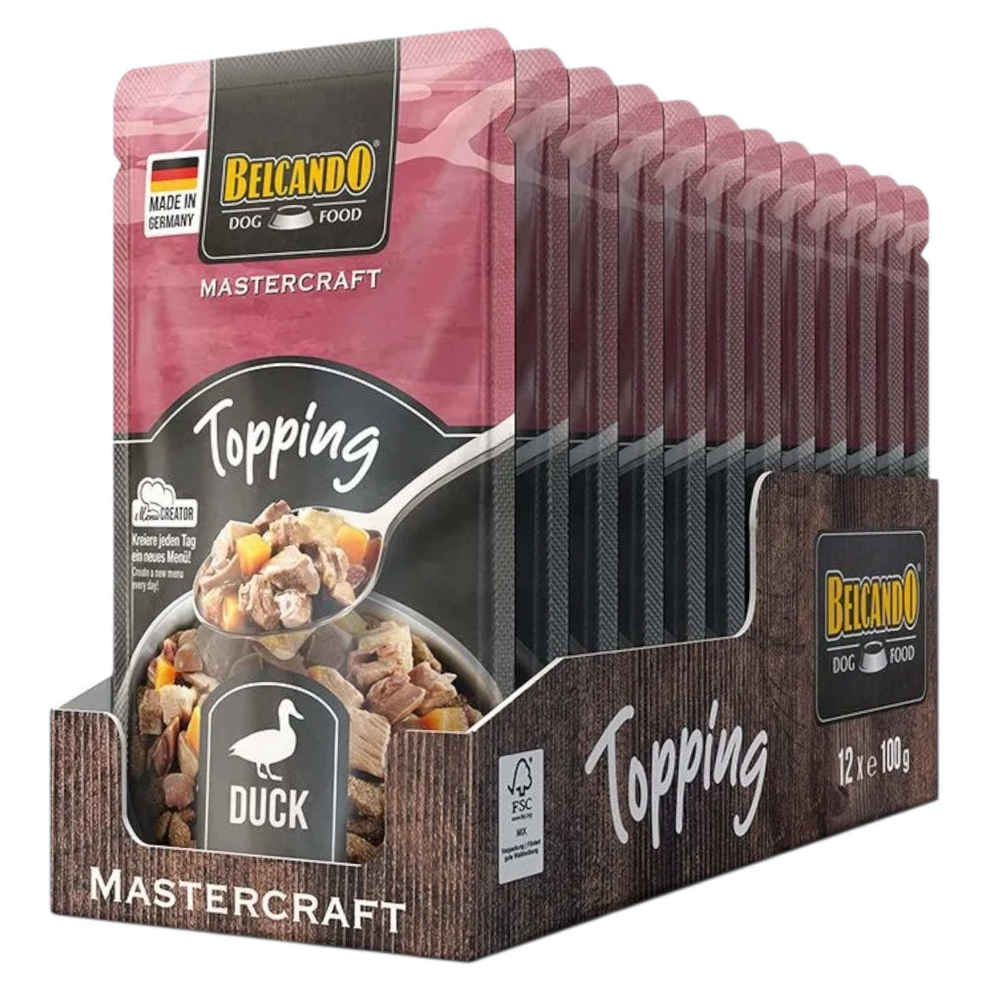 BELCANDO Topping Anatra 100gr (Pack 12pz)