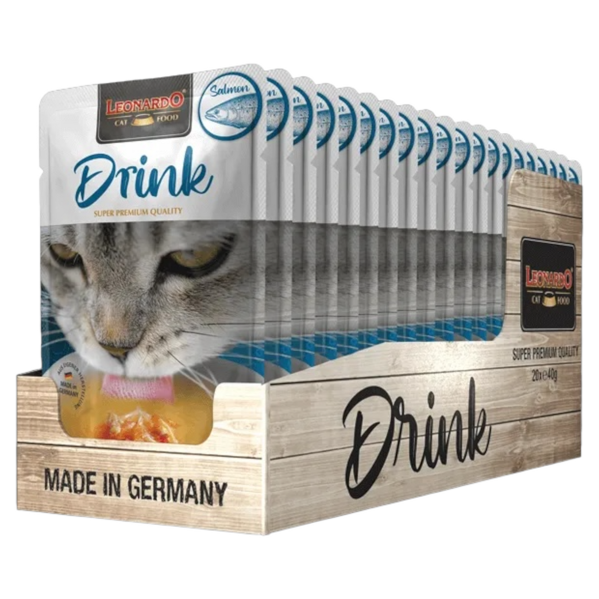 LEONARDO Drink Salmone 40gr (Pack 20pz)