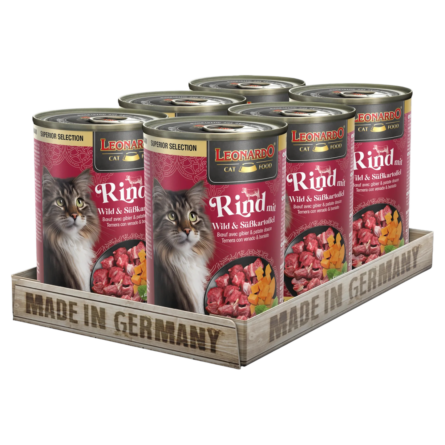 LEONARDO Superior Selection Manzo 400gr (Pack 6pz)