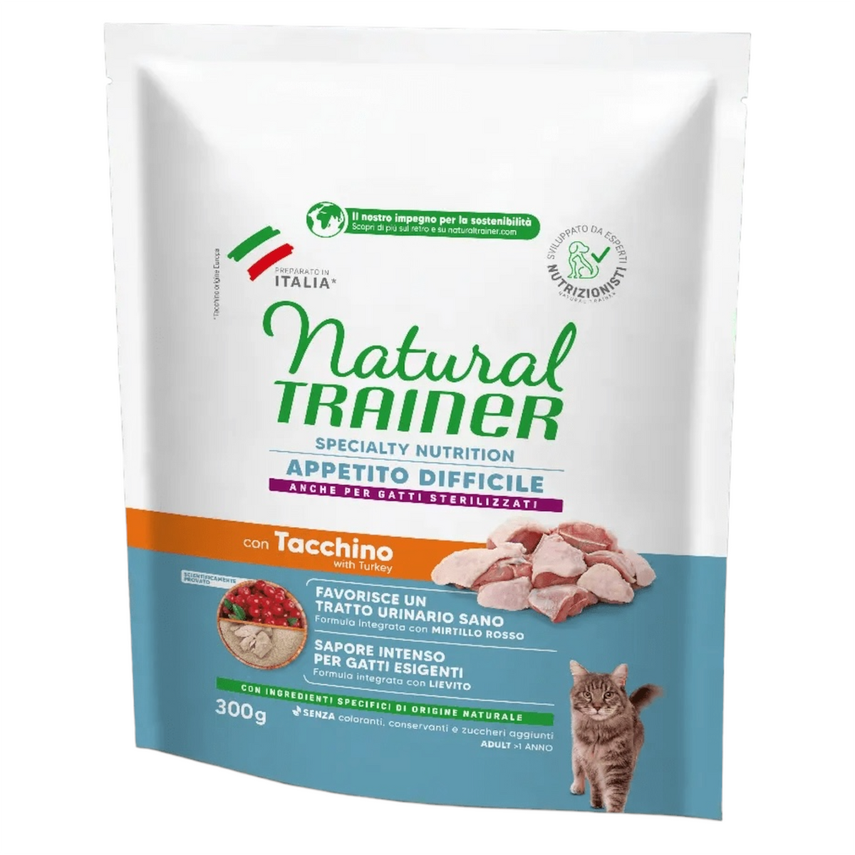 TRAINER Gatto Exigent Tacchino 300gr