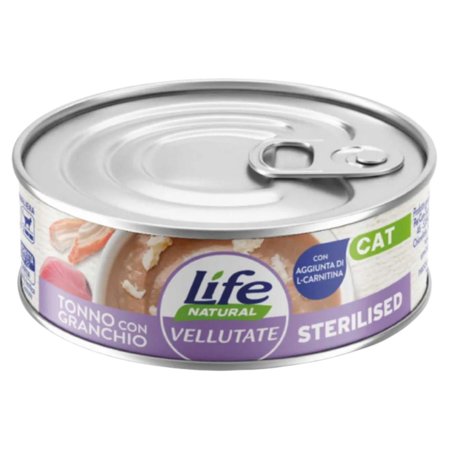 LIFE CAT Vellutata Sterilised Tonno Granchio 70gr