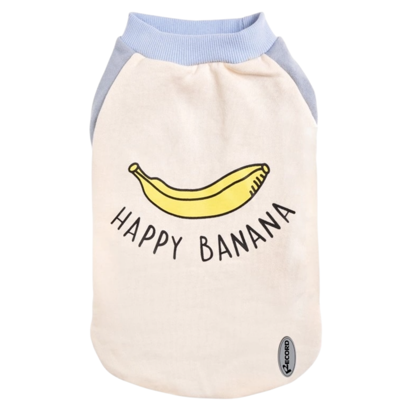 RECORD Felpa Happy Banana Celeste 20 cm