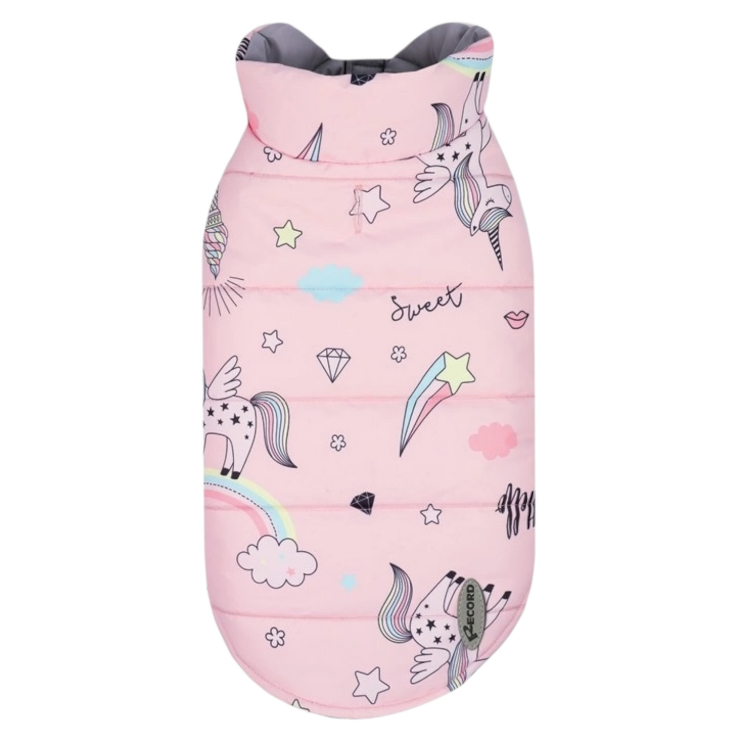 RECORD Cappottino Impermeabile Unicorno Rosa