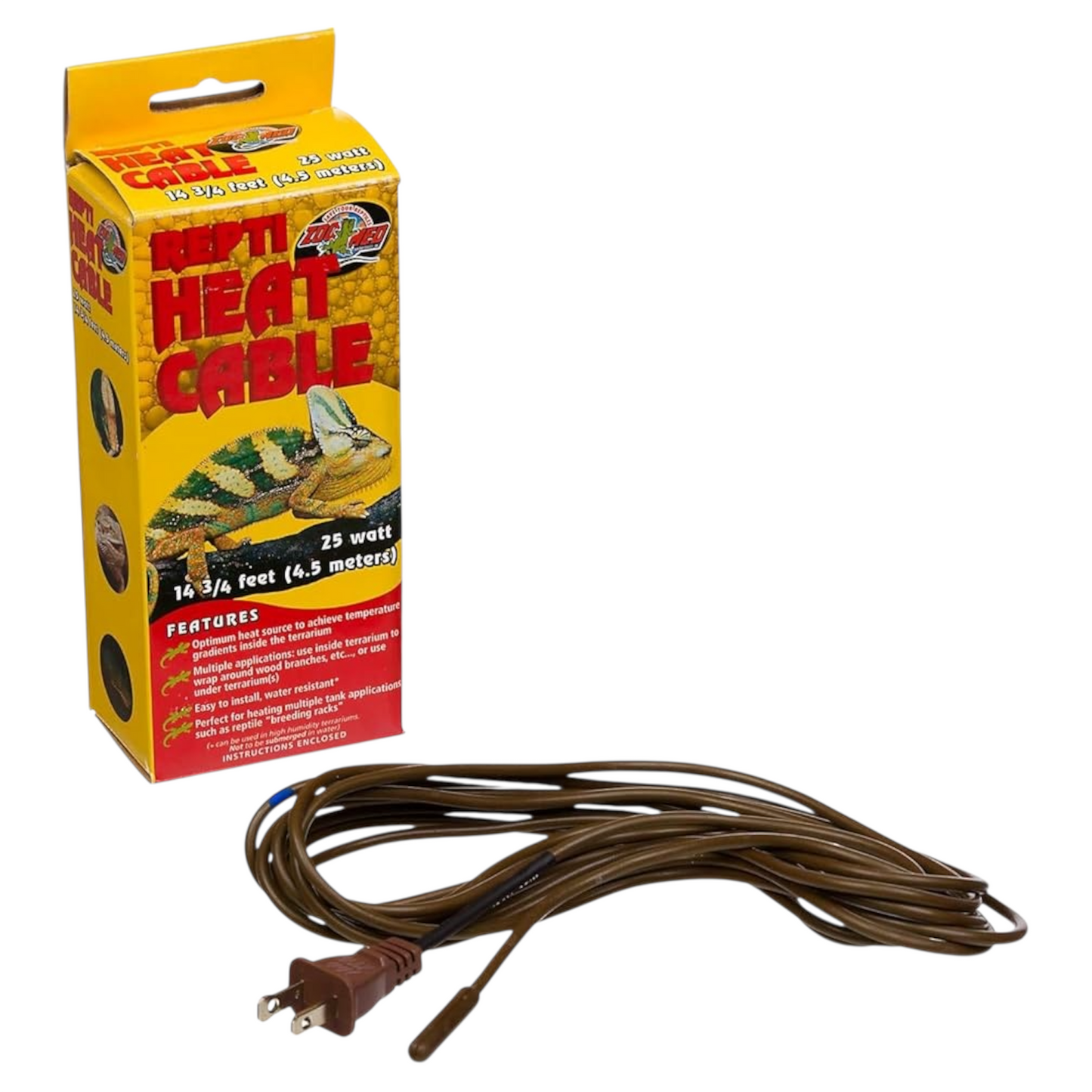 ZOOMED Repti Heat Cable 25W (4,5 mt)