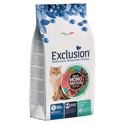 EXCLUSION Gatto Sterilised Tonno 12Kg