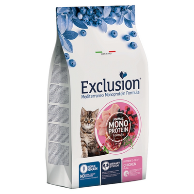 EXCLUSION Gatto Kitten Pollo 1,5Kg