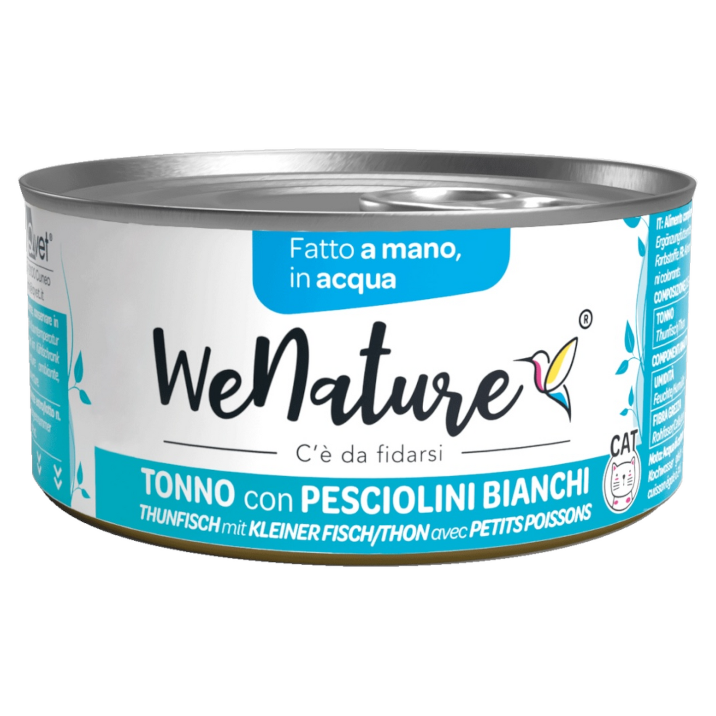 WENATURE Brodo Tonno con Pesciolini Bianchi 85gr