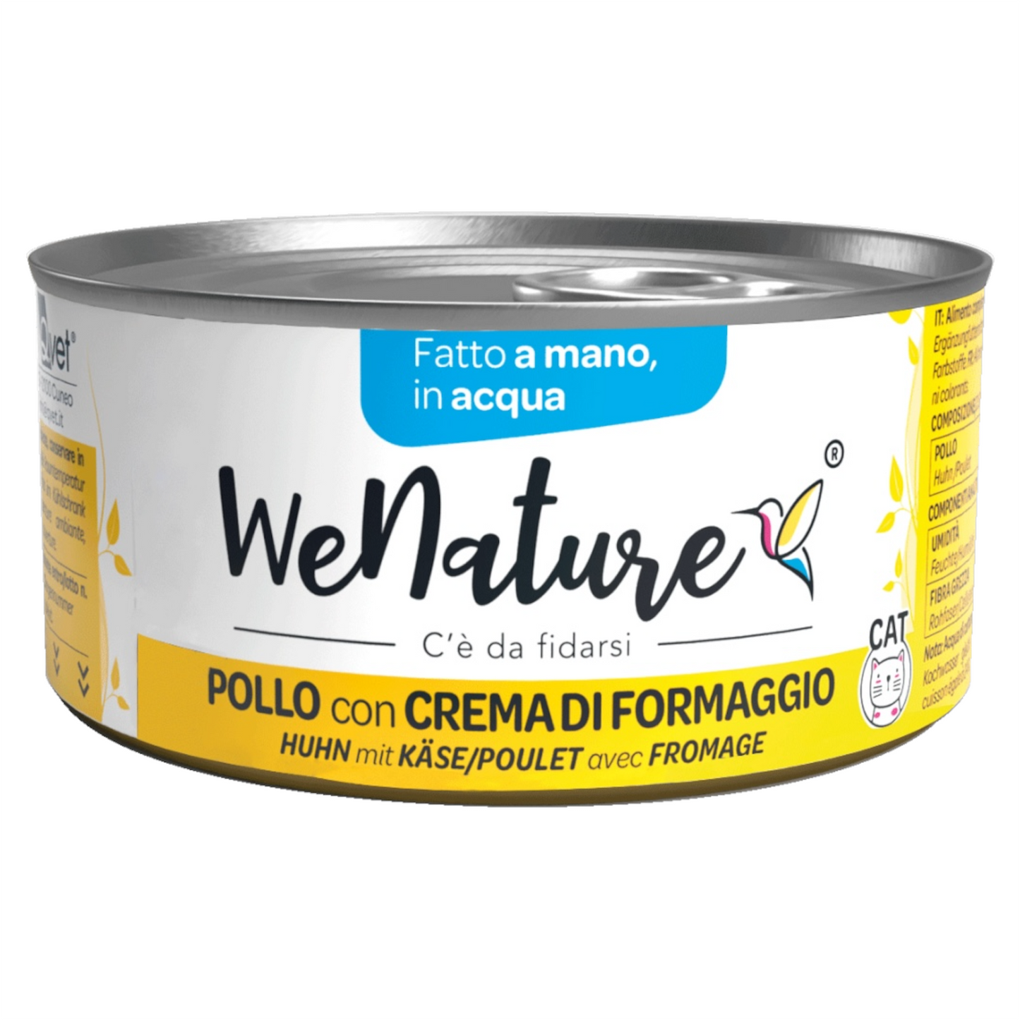 WENATURE Brodo Pollo con Crema di Formaggio 85gr