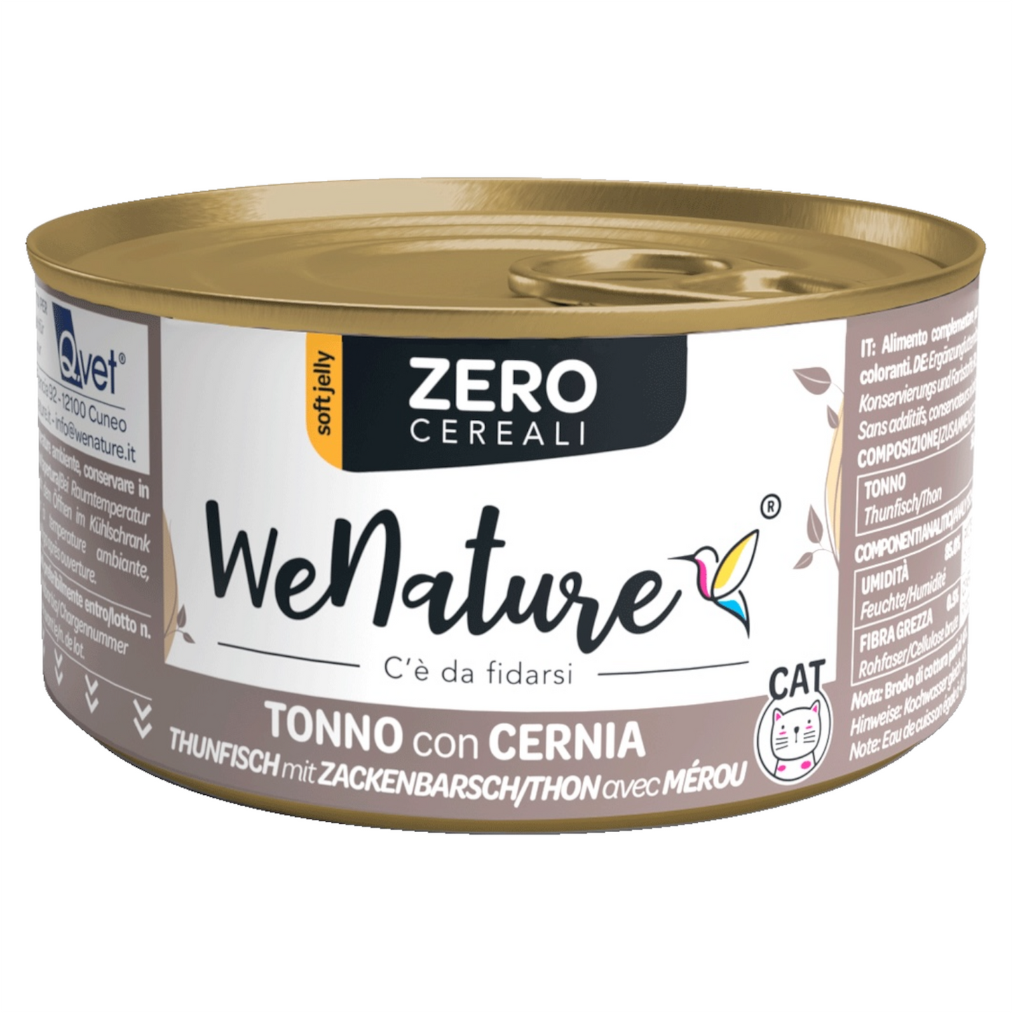 WENATURE Zero GF Tonno con Cernia 85gr