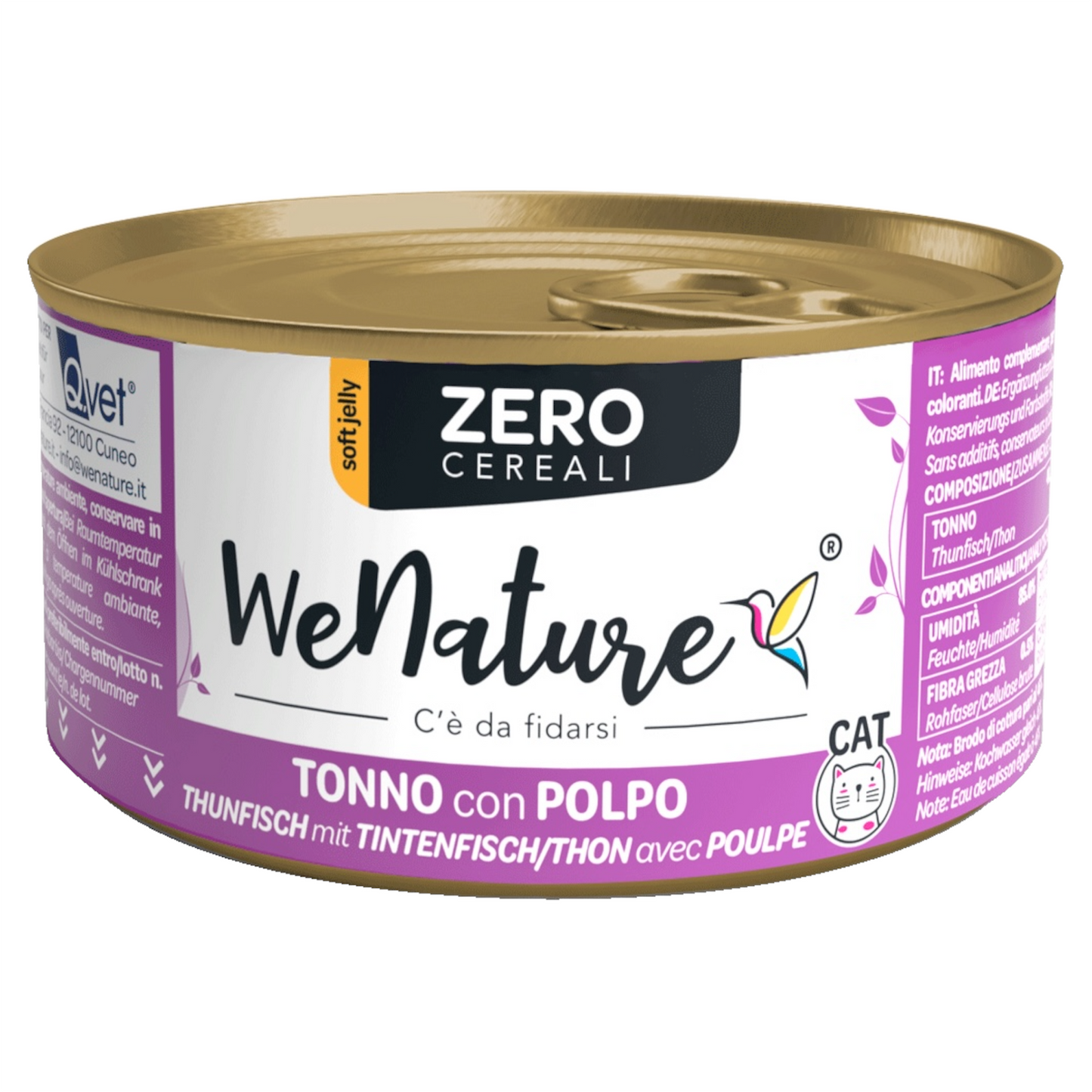 WENATURE Zero GF Tonno con Polpo 85gr