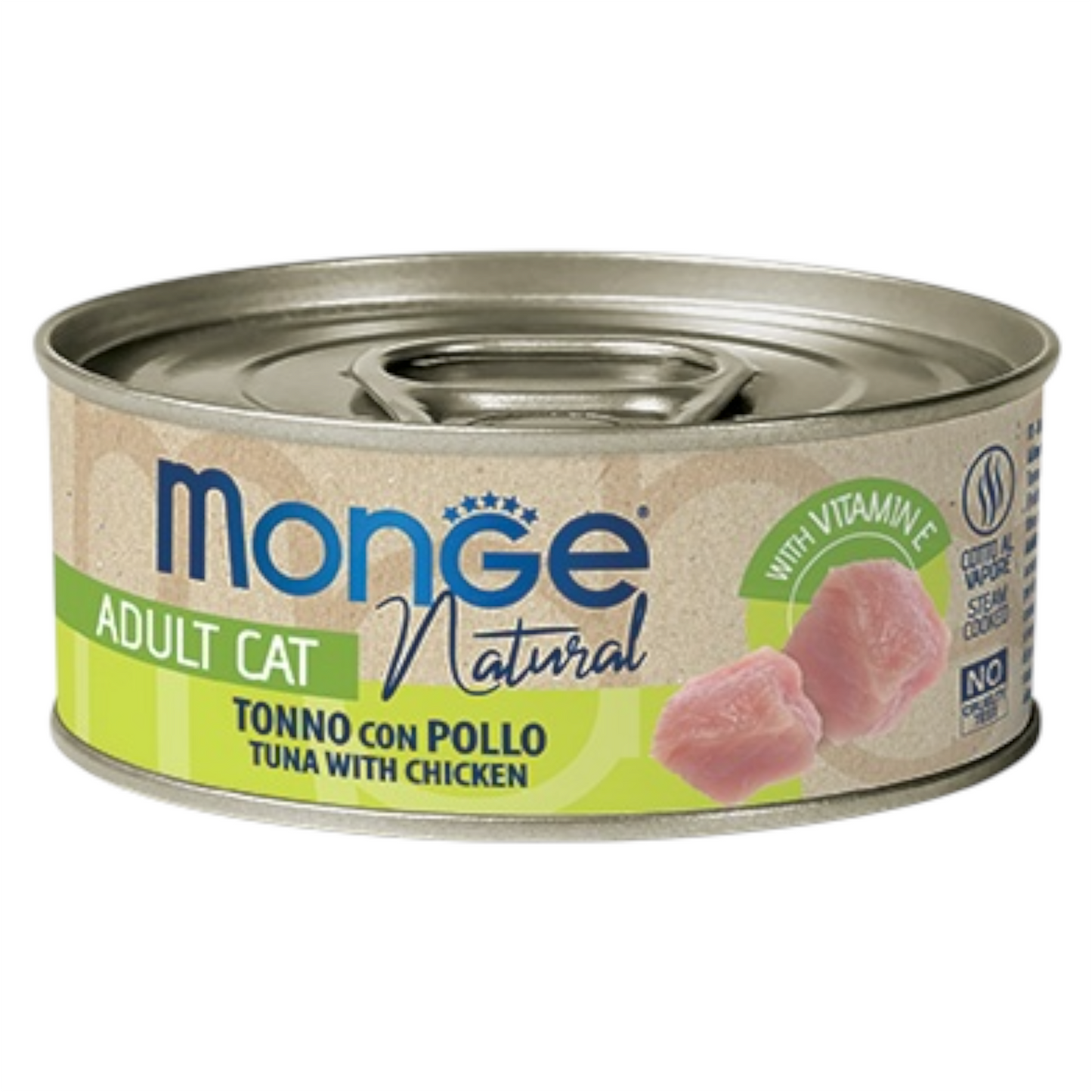 MONGE Gatto Natural Tonno e Pollo 80gr