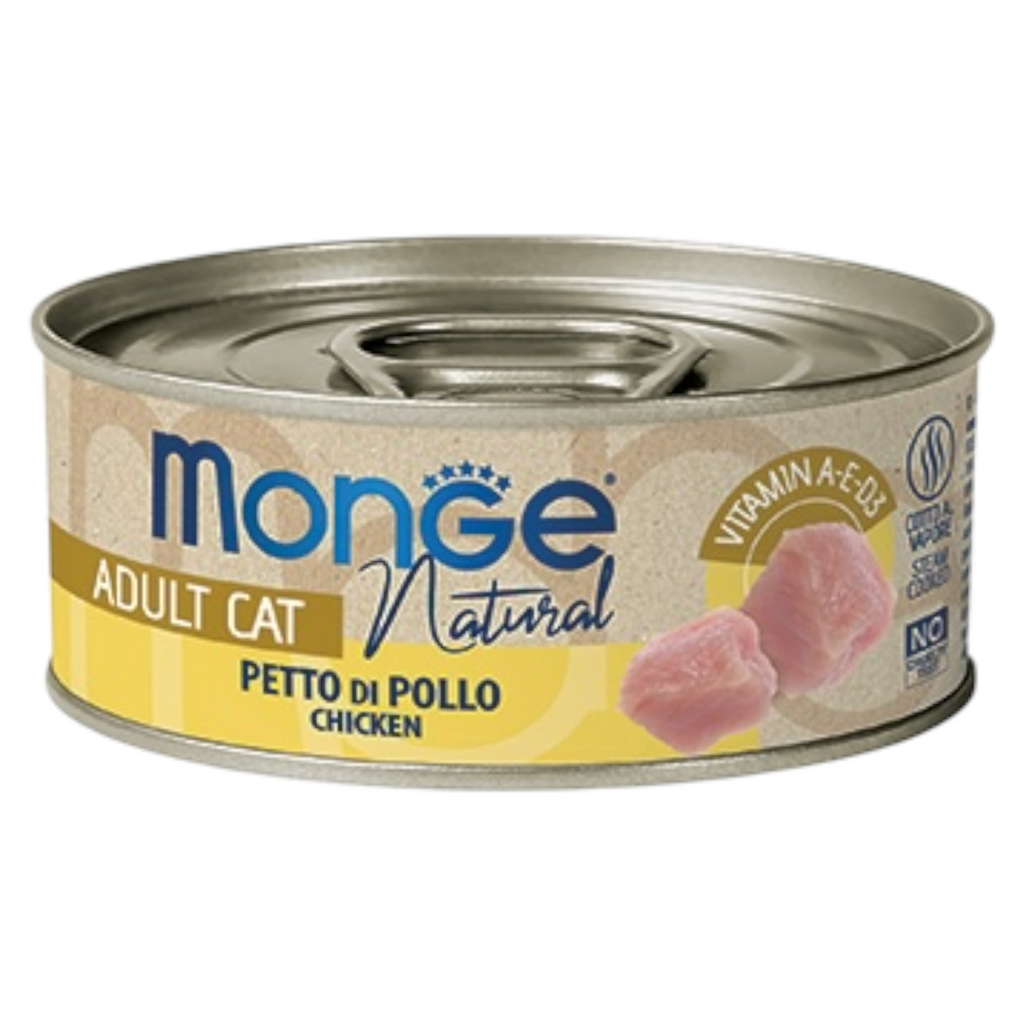 MONGE Gatto Natural Petto di Pollo 80gr