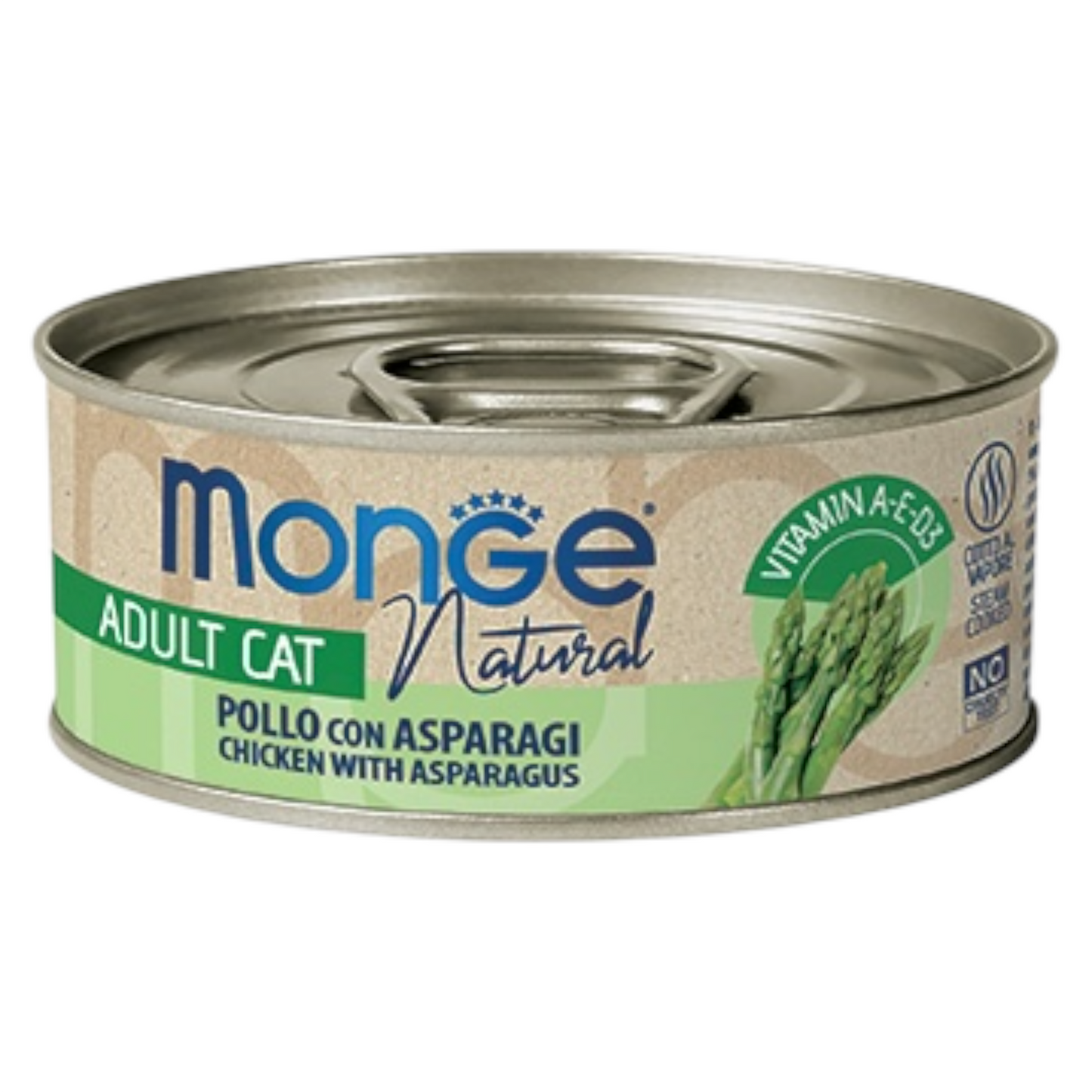 MONGE Gatto Natural Pollo con Asparagi 80gr