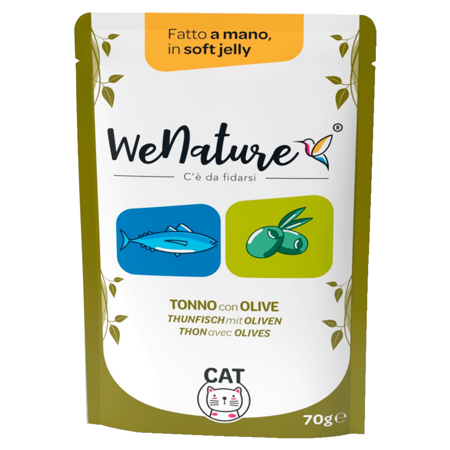 WENATURE Soft Jelly Pouch Tonno e Olive 70gr