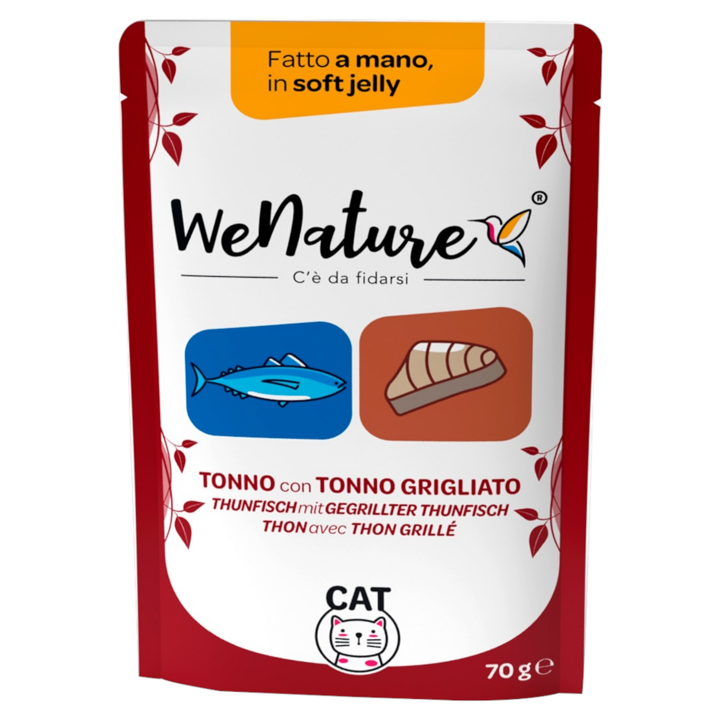 WENATURE Soft Jelly Pouch Tonno Grigliato 70gr
