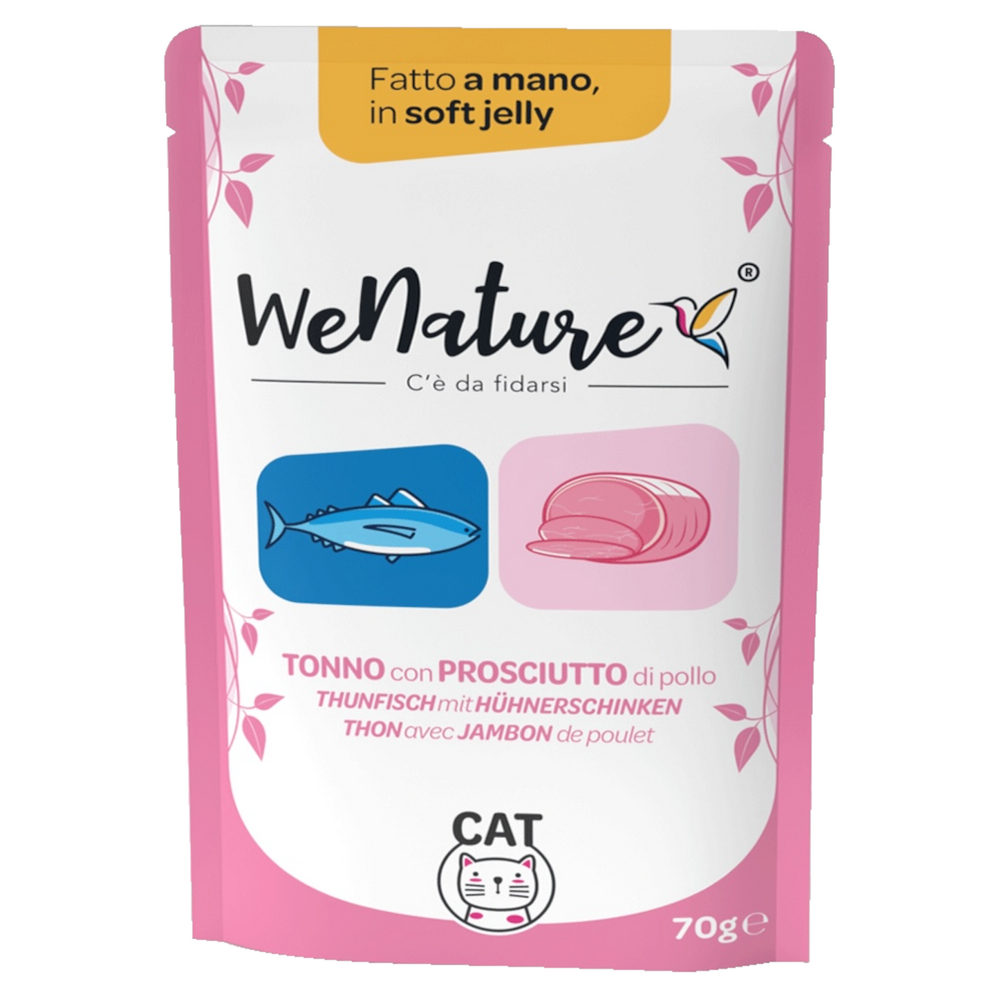 WENATURE Soft Jelly Pouch Tonno con Mortadella 70gr