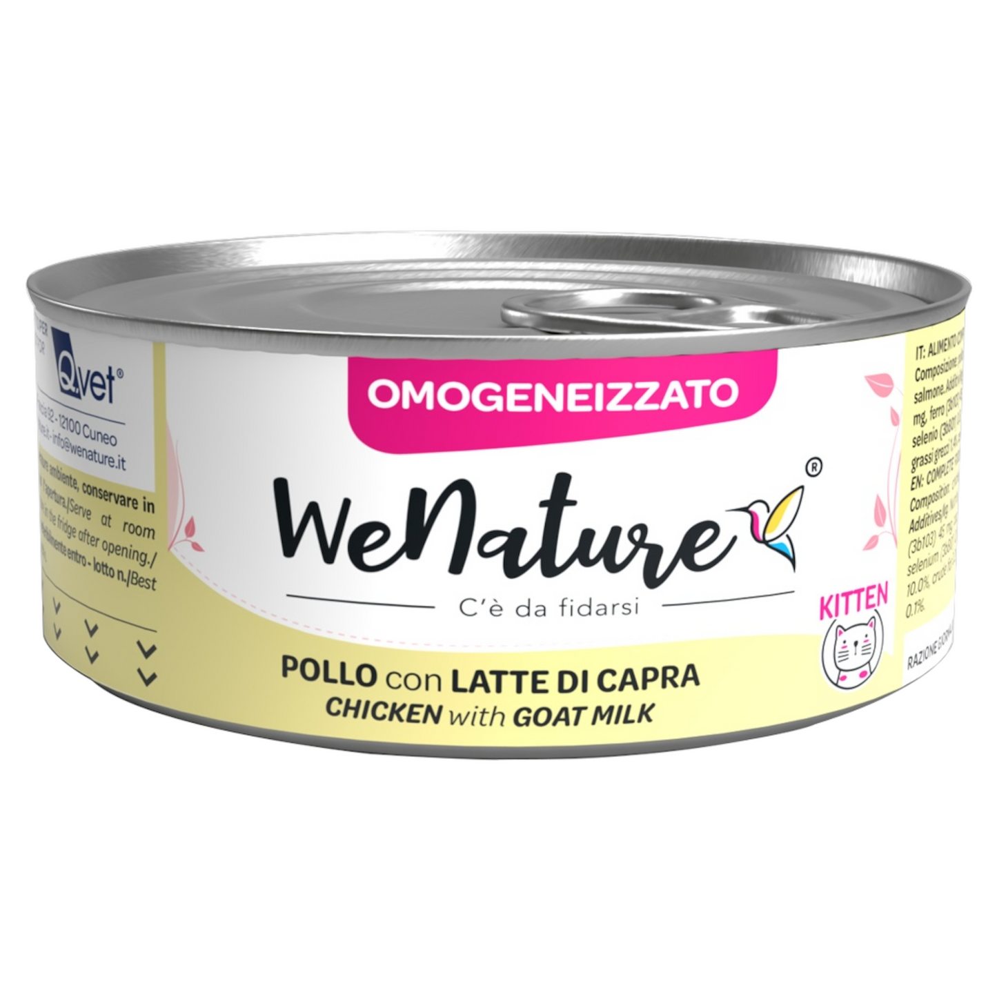 WENATURE Omogeneizzato Kitten Pollo con Latte di Capra 70gr