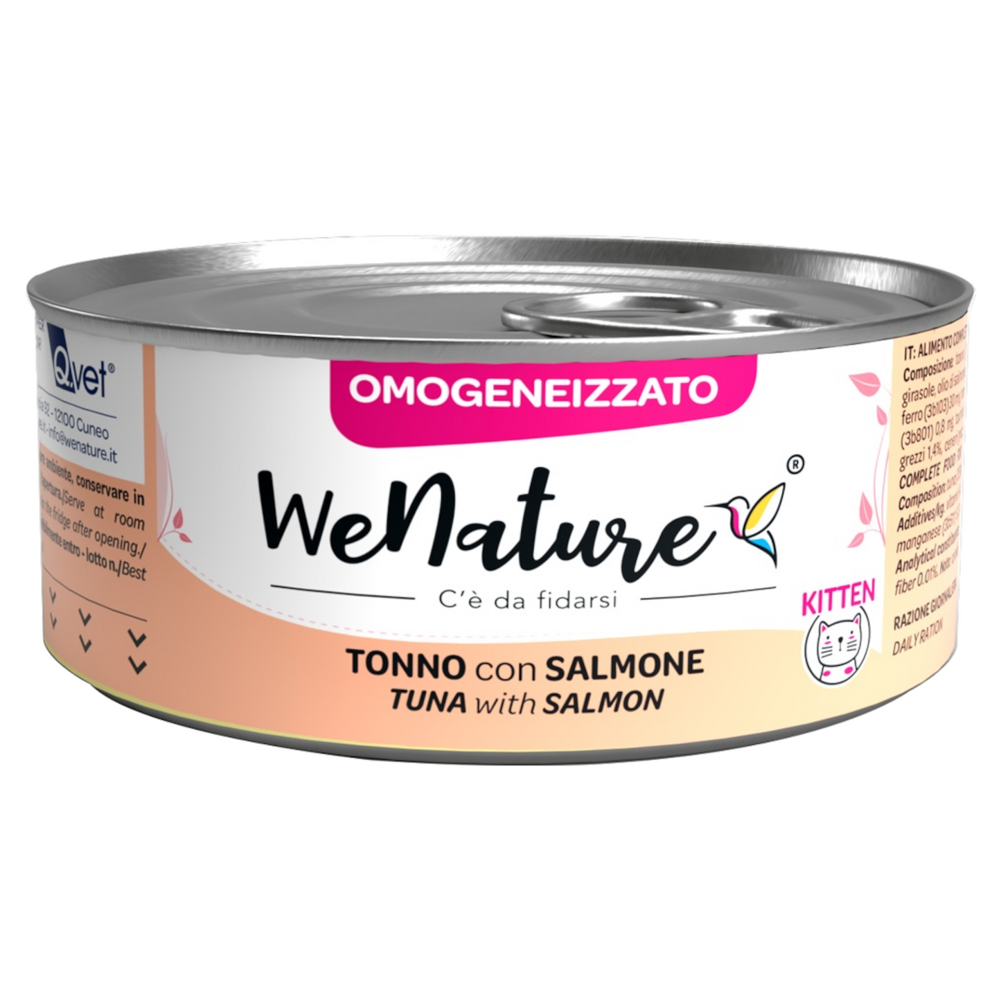 WENATURE Omogeneizzato Kitten Tonno con Salmone 70gr