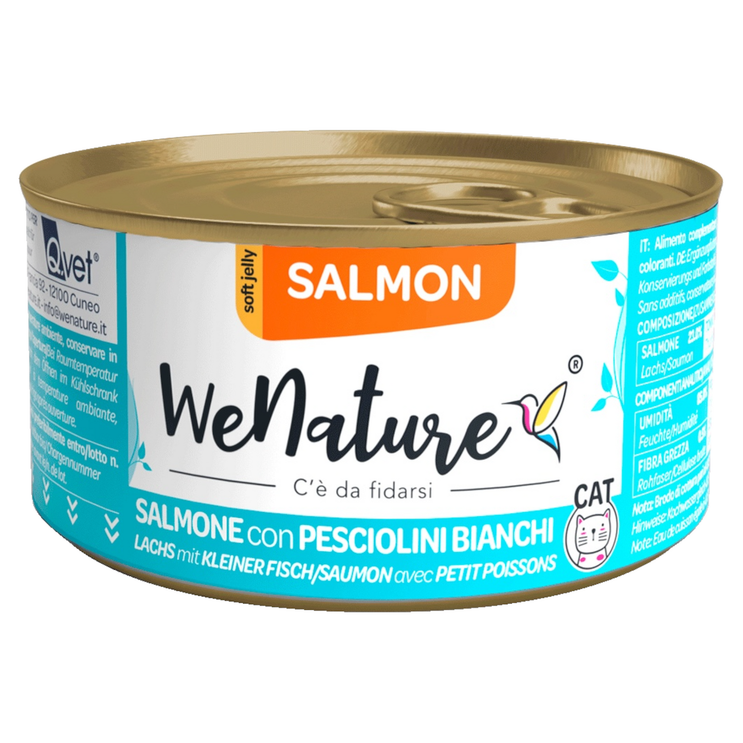 WENATURE Soft Jelly Salmone con Pesciolini Bianchi 85gr