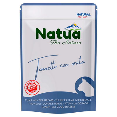 NATUA Gatto Busta Natural Tonno con Orata 70Gr