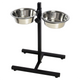 LEOPET Ciotola Inox con Supporto ad H