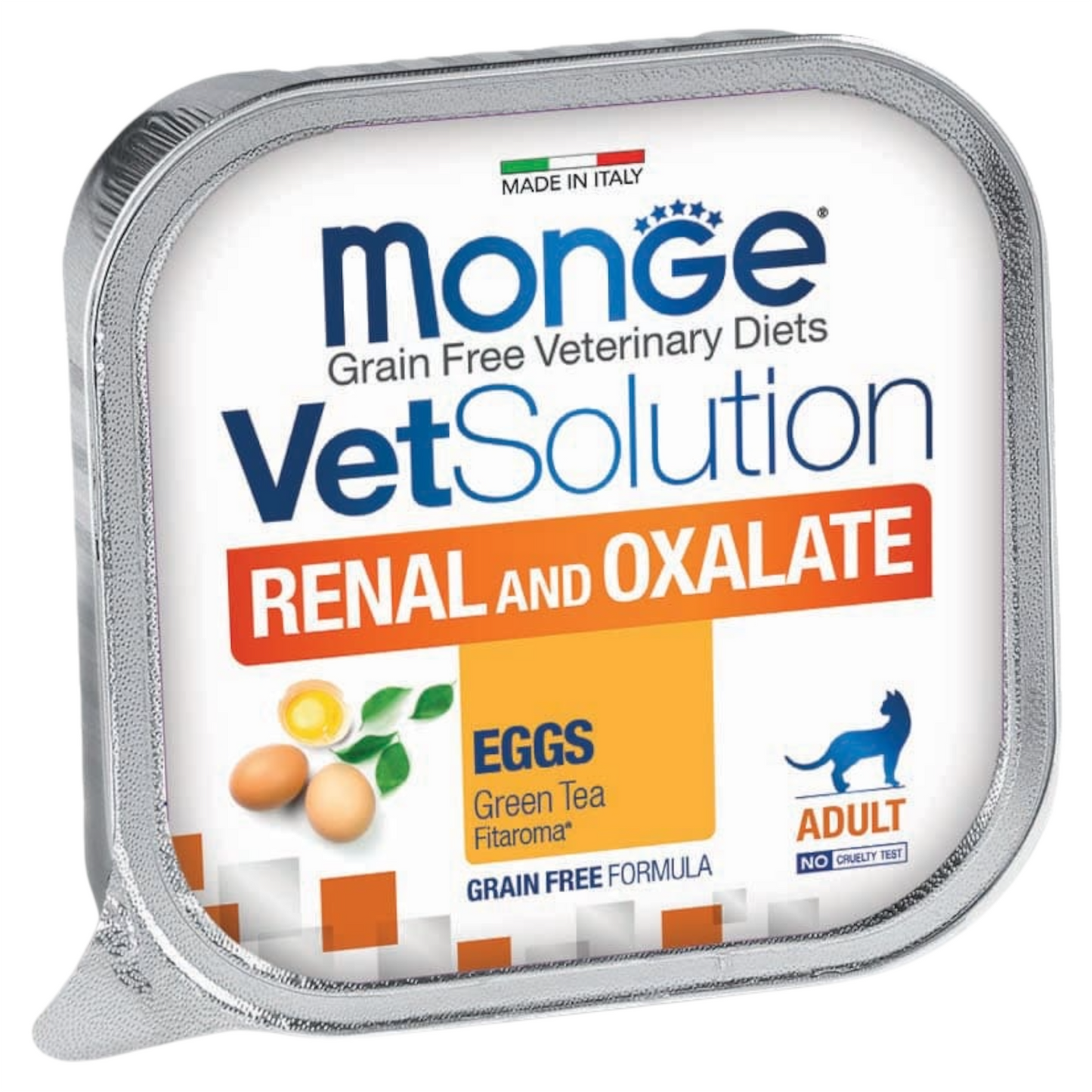 MONGE Vet Solution Gatto Renal Oxalate Uova 100gr