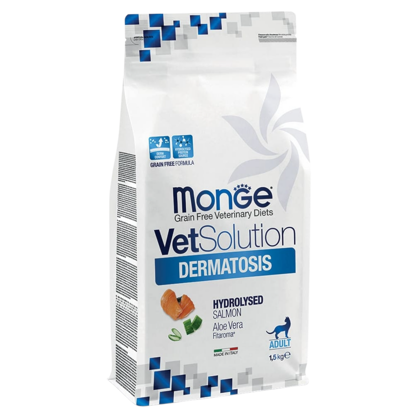 MONGE Vet Solution Gatto Dermatosis 1,5Kg