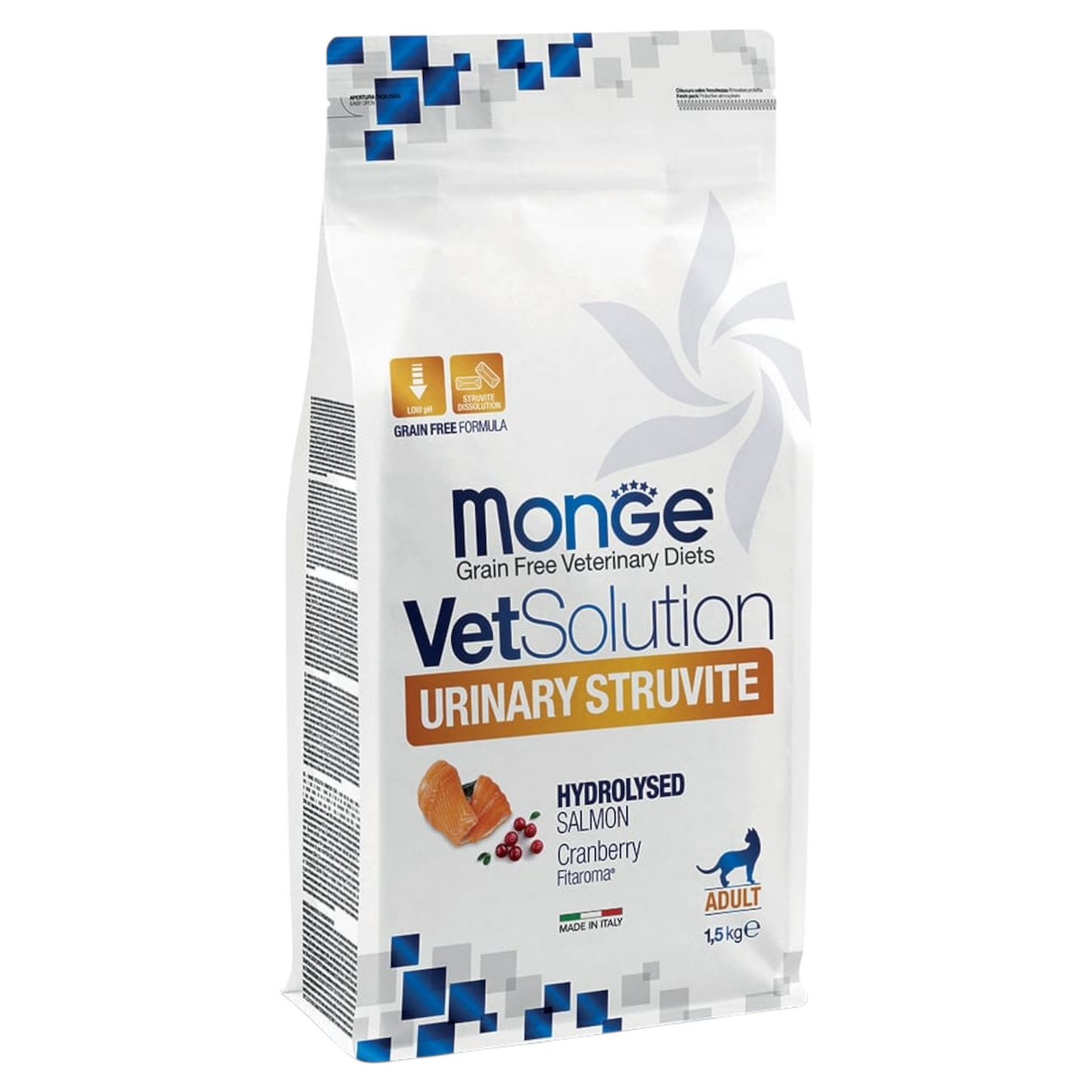MONGE Vet Solution Gatto Urinary Struvite 1,5Kg