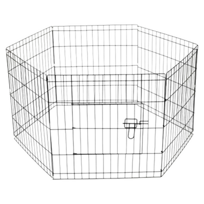 LEOPET Gabbia Recinto a 6 Pannelli con Porta