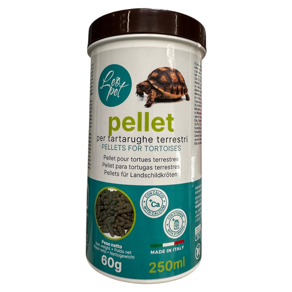 LEOPET Pellet Sticks per Tartarughe Terrestri 250ml
