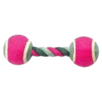 LEOPET Manubrio con Palle da tennis in corda
