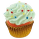 LEOPET Gioco Cupcake in Vinile 9 cm