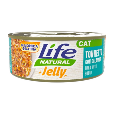 LIFE CAT Jelly Tonno con Calamari 70gr