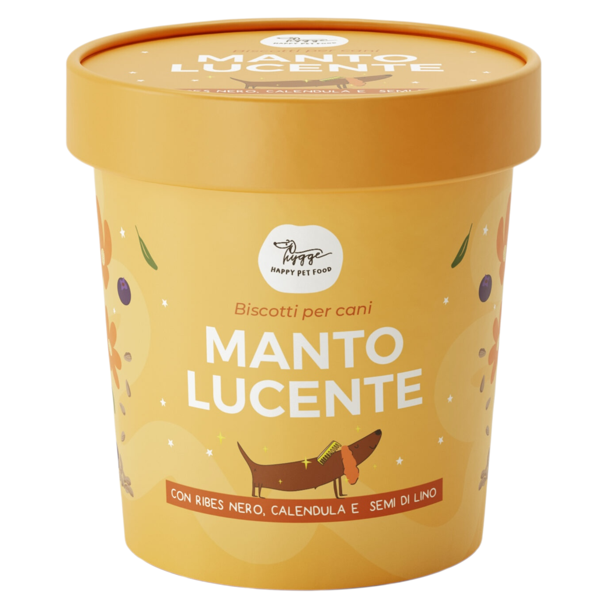 HYGGE Cane Biscotti Manto Lucente 100gr