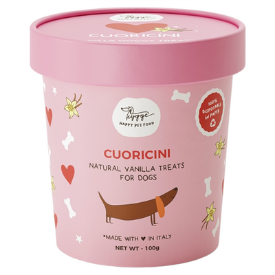 HYGGE Cane Biscotti Cuoricini 100gr