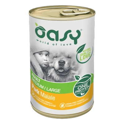 OASY One Cane Medium Adult Maiale 400gr